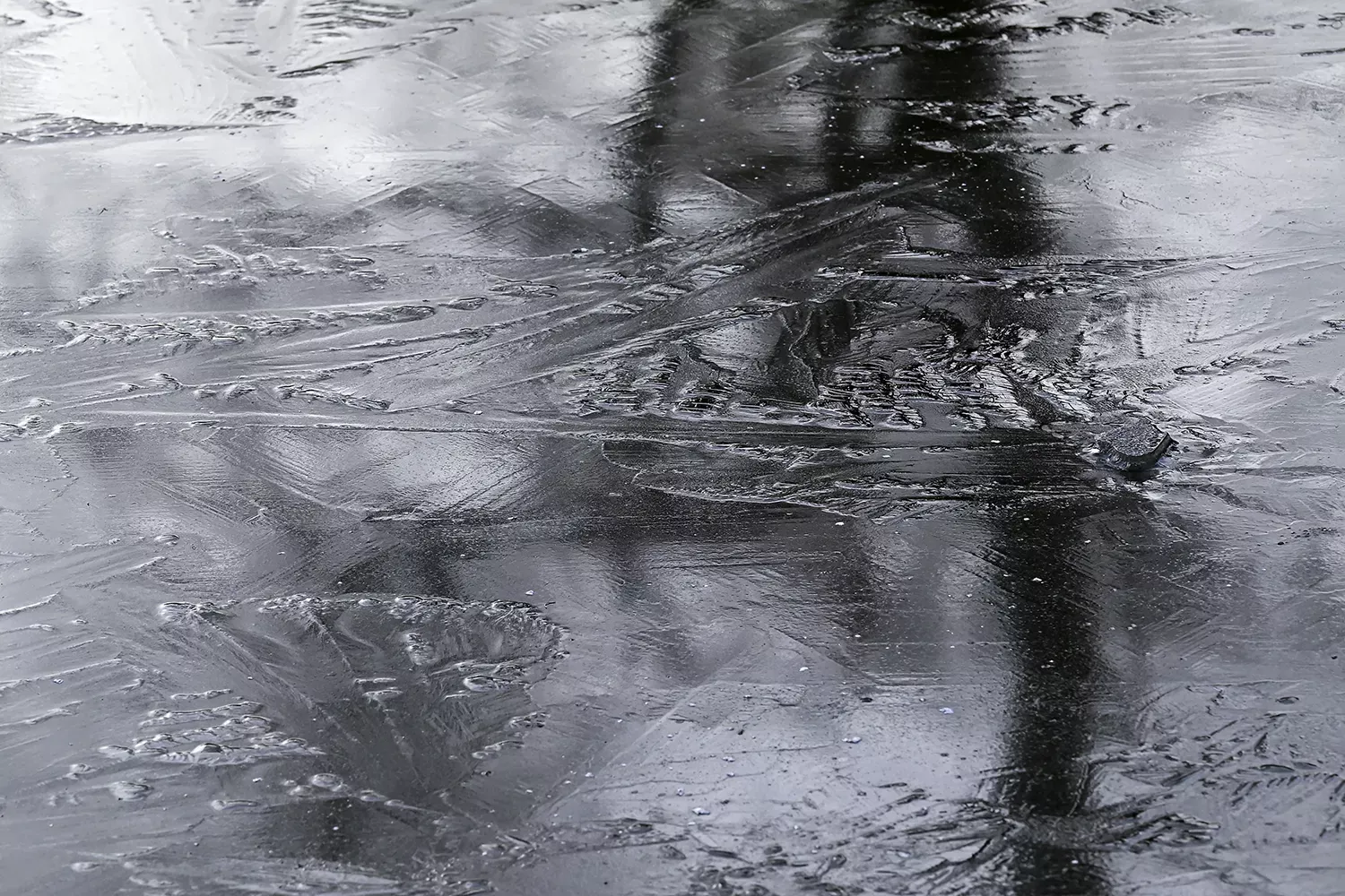 scratched-ice-surface